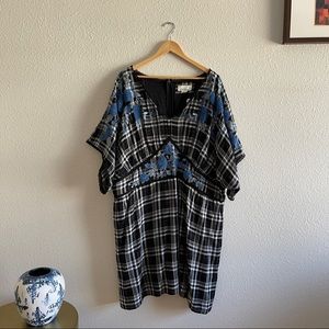 Anthropologie Embroidered Tunic Dress